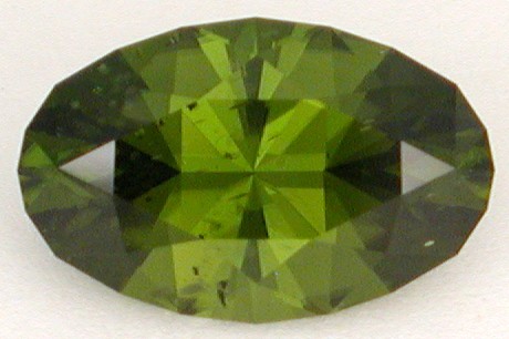 faceted peridot
