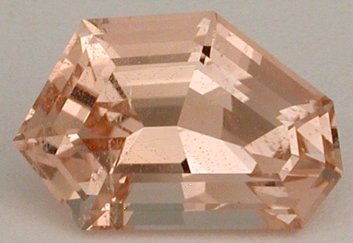 faceted pink topaz