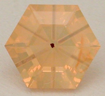 faceted fire opal