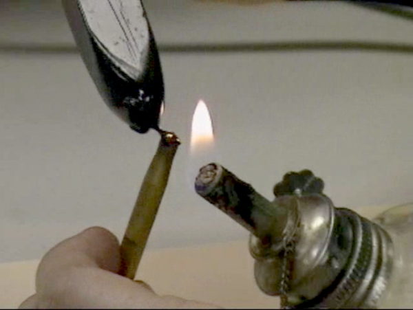 dopping with wax