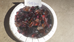 tucson gem show tourmaline faceting rough