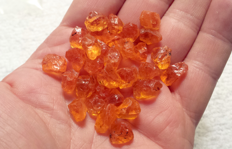 tucson gem show spessartite garnet