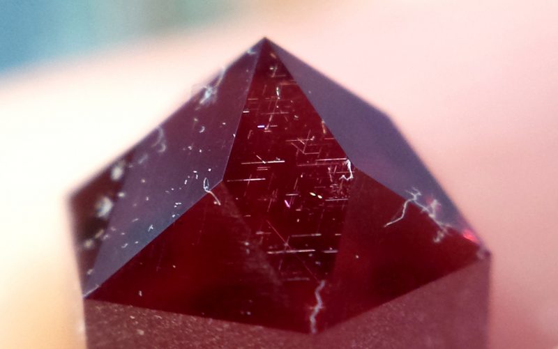 garnet faceting